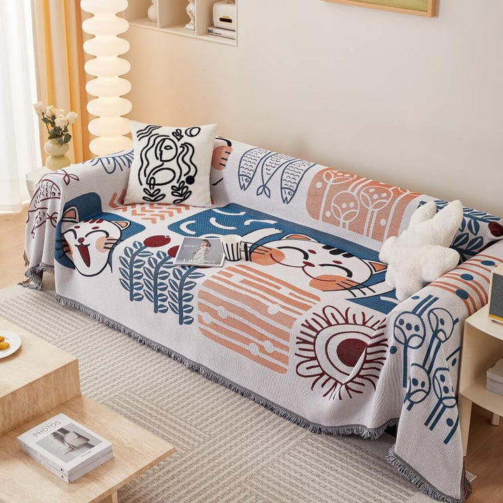 Boho-Muster Sofahusse, verschleißfest. Moderner Möbelschutz für ein stilvolles Zuhause.