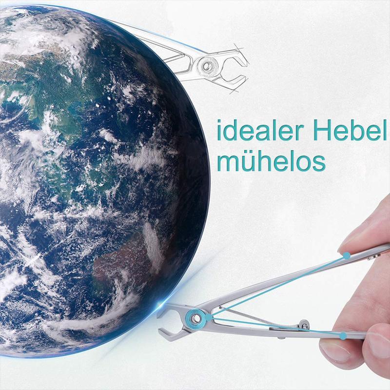Präziser Nagelknipser gegen eingewachsene Nägel, Nagelpilz; ideal für Diabetiker Fußpflege.