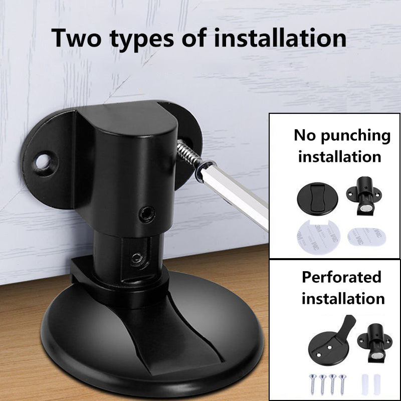 Eleganter magnetischer Türstopper aus Metall, robust und dekorativ für moderne Einrichtung.