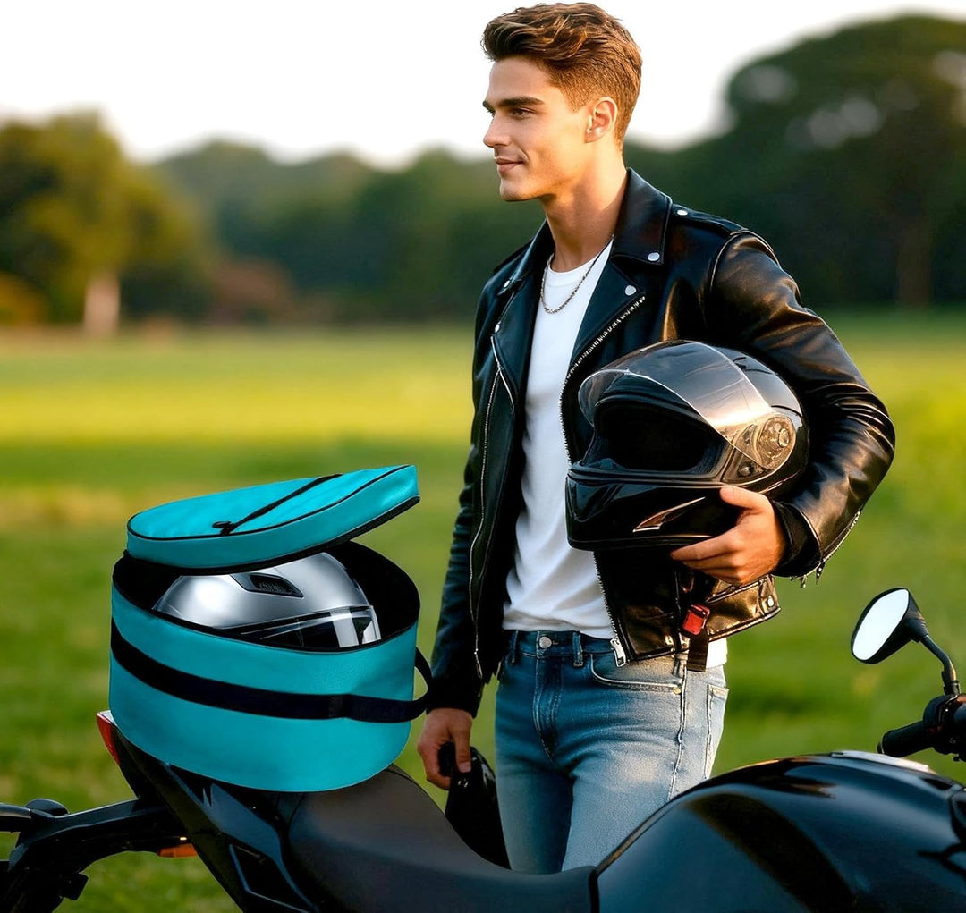 Schwarz, wasserdichter Veynar Helmbeutel mit Stoßschutz. Optimal für Sport, Motorrad & Fahrrad – schützt Ihre Ausrüstung.