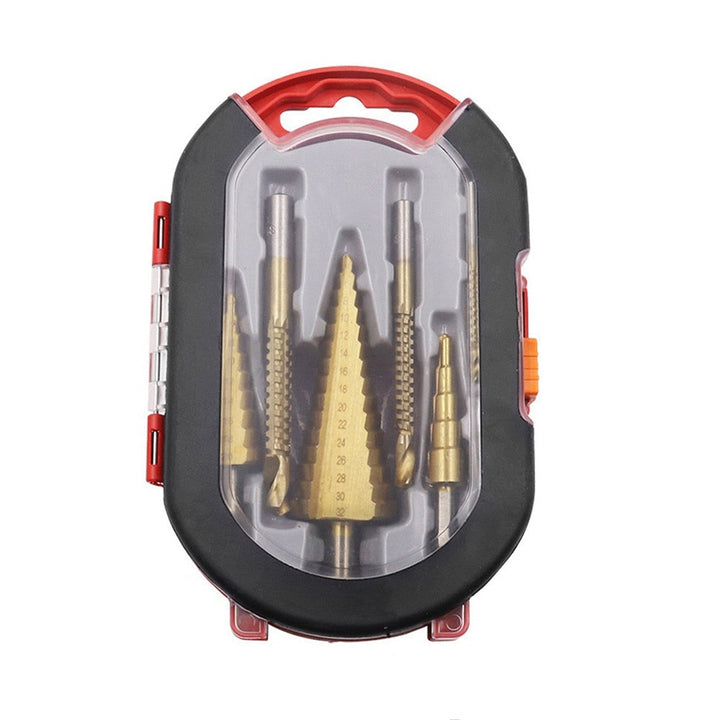 Vielfältiges 6-teiliges Titanbohrer-Set; verschiedene Größen für präzises Bohren in Metall & Holz.