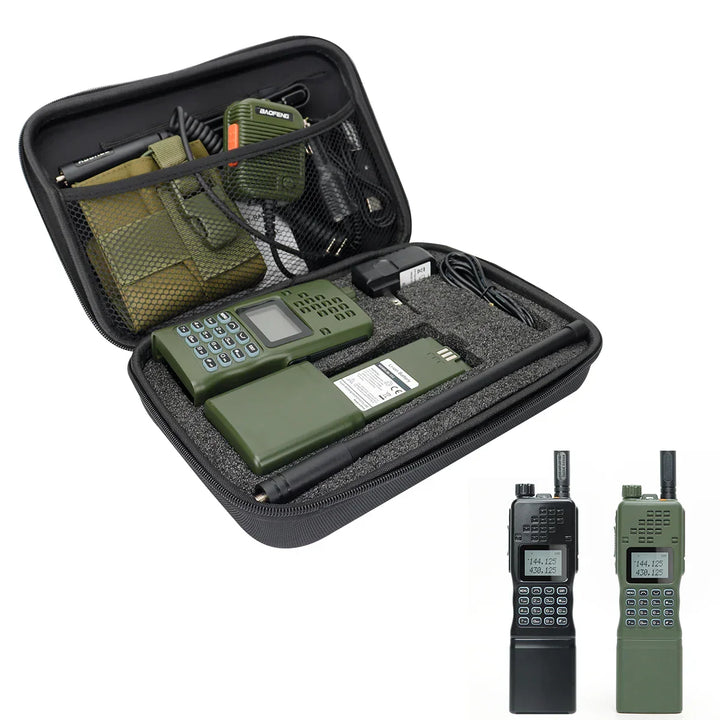 CommGuard Dual-Band-Funkgerät: Robustes Walkie-Talkie für taktische Notfall- und Outdoor-Einsätze.