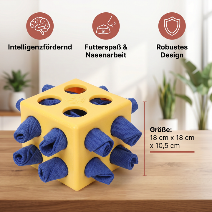 Funktionales Hundespielzeug: Robustes Intelligenzspielzeug für Suchspiele und tägliche Hundebeschäftigung.