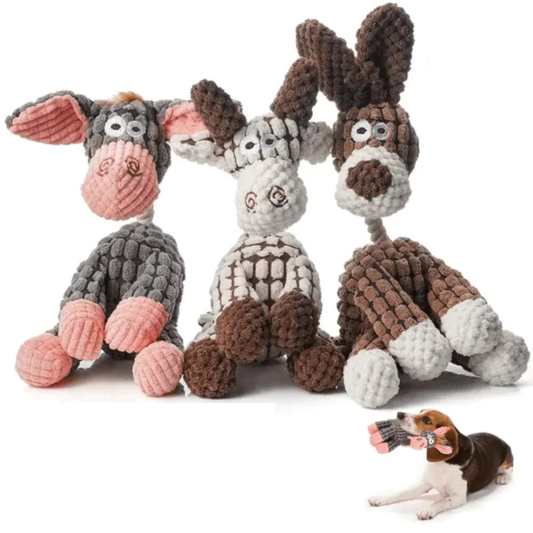 Robustes Hundespielzeug für ausgiebigen Kauspaß; bissfest & langlebig.