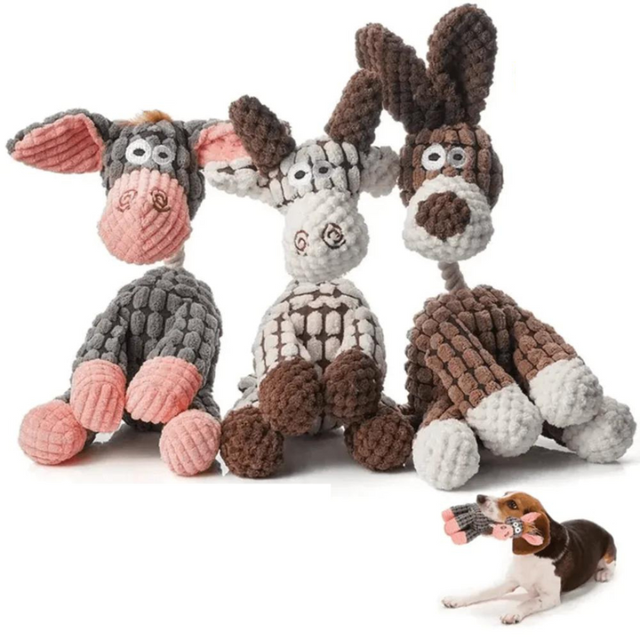 Robustes Hundespielzeug für ausgiebigen Kauspaß; bissfest & langlebig.