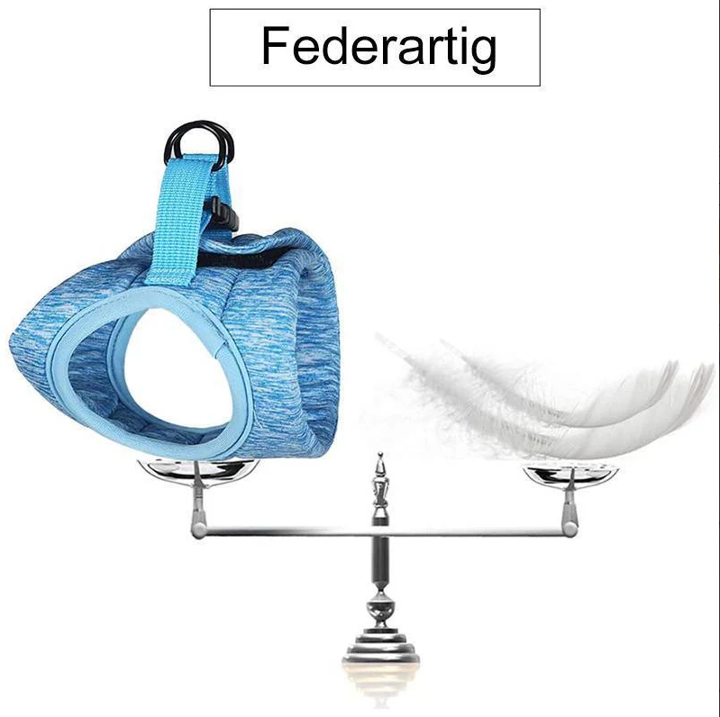 Bequemes Katzengeschirr & Leine, gepolstert für maximalen Komfort bei Spaziergängen. Ideal für jede Outdoor Katze.