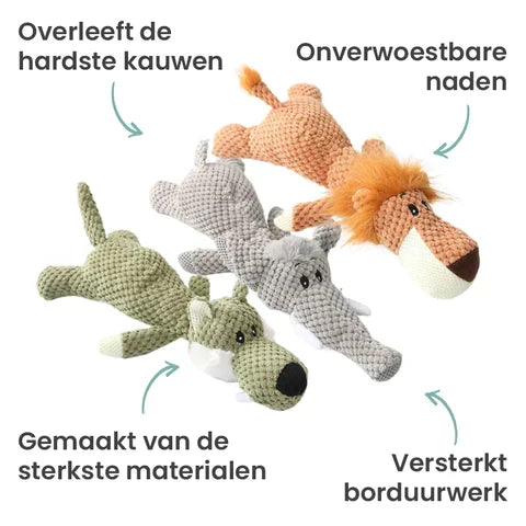 Langlebiges Kauspielzeug für Hunde im Elefanten-Design. Beissfestes Hundezubehör für langanhaltenden Spielspaß.