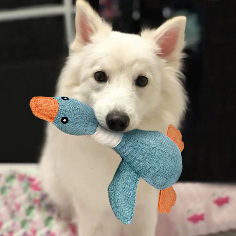 Umweltfreundliches ToughGoose Hundespielzeug im Doppelpack, robust und sicher für intensiven Spielspaß.