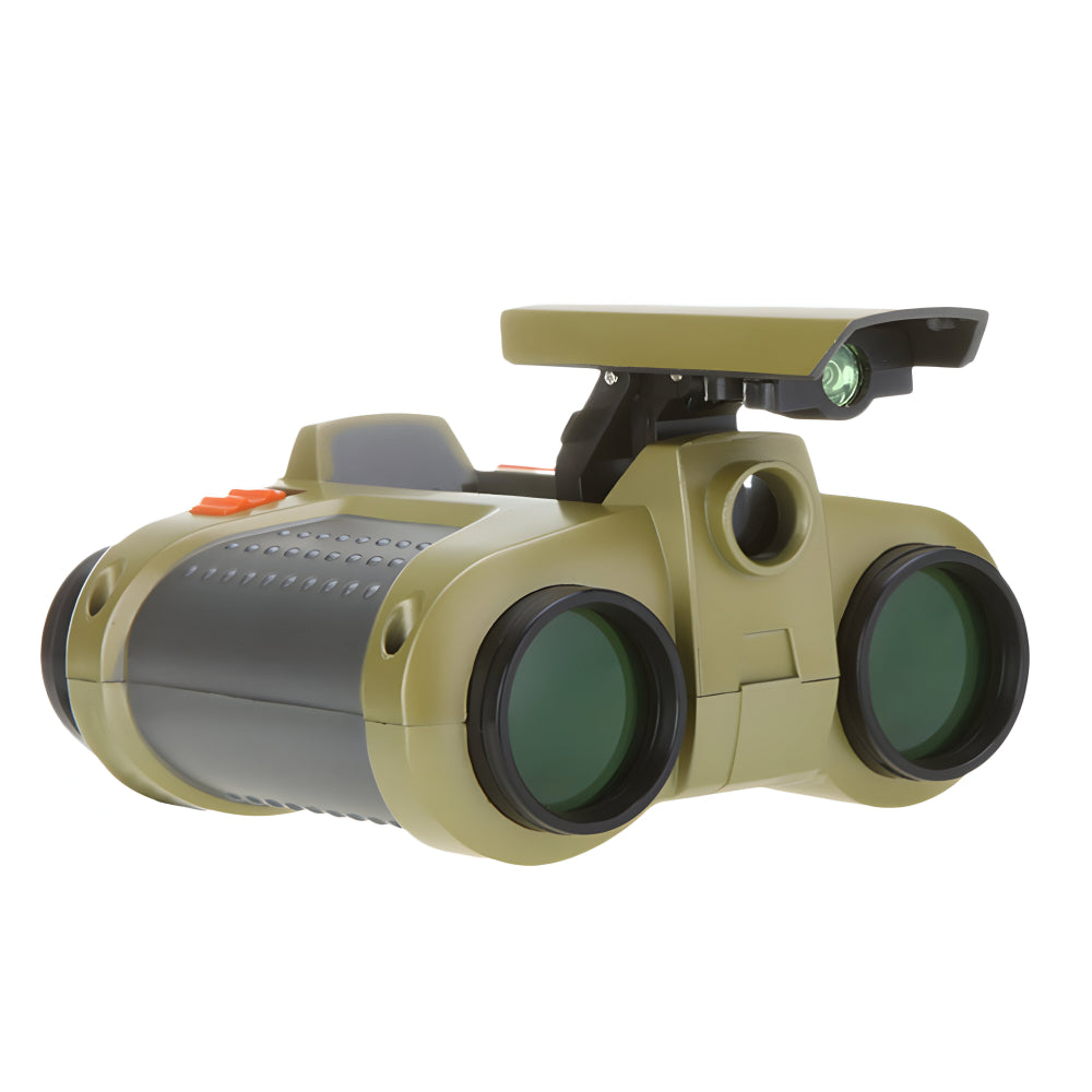 Wasserdichtes Kinder Nachtsichtfernglas, ideal für robuste Outdoor-Spiele und Naturentdeckungen bei jedem Wetter.