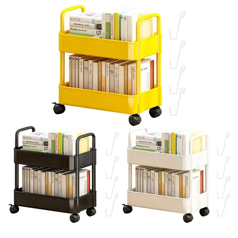 Stilvoller mobiler Rollcontainer Rollit in Weiß. Perfekt als Rollwagen für Bücher & Bürozubehör im Zuhause.