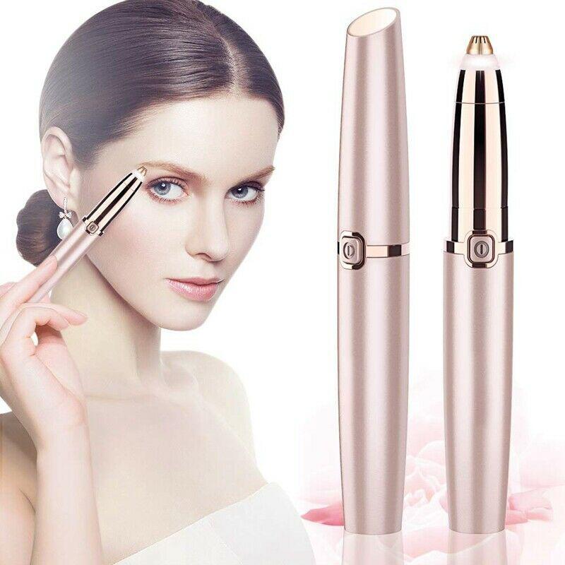 Roségold Damen Augenbrauen-Epilierer für schmerzfreie Präzision und perfekte Brauenpflege.