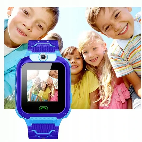 Vielseitige Kinder Smartwatch mit GPS, Notrufuhr, Schulmodus, Telefonfunktion und wasserdichtem Gehäuse.