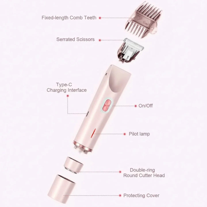 Moderner Damen Elektrorasierer für sanfte & schmerzfreie Haarentfernung. Kabellos für Komfort & Beauty-Routine.