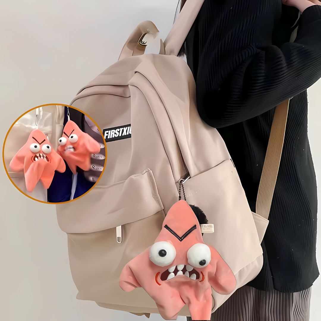 Weiches Rosa Plüsch Nachtlicht als Kuscheltier für Kinder. Schafft warmes Licht, USB-aufladbar für Kinderzimmer.