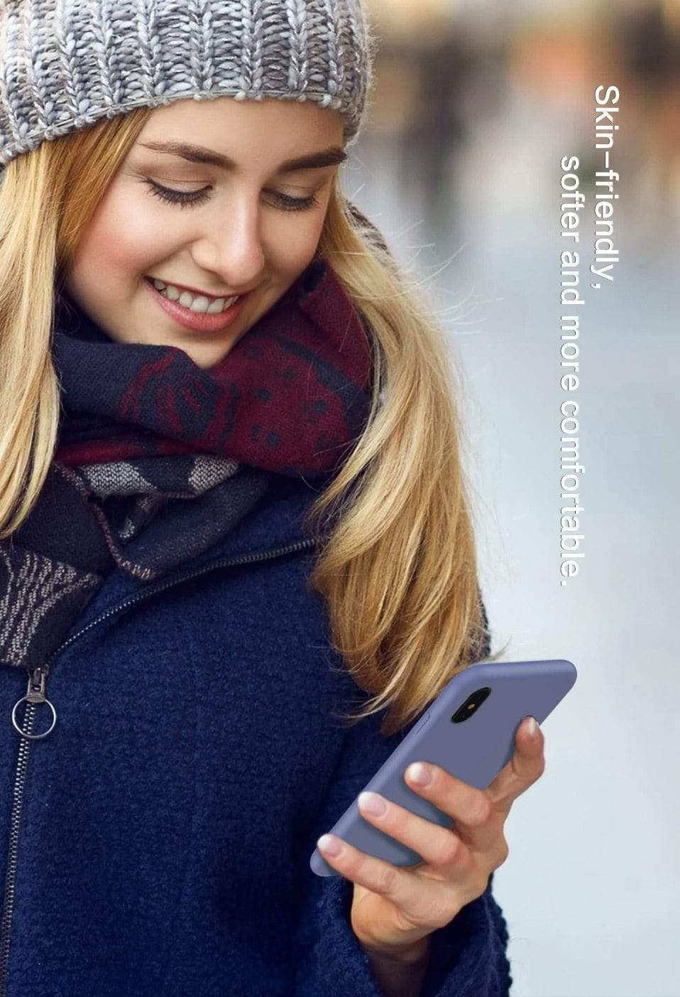 Rote Silikonhülle für iPhone 14. Schützt Ihr Smartphone stoßfest und kratzfest.