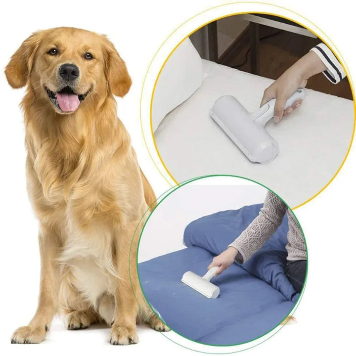 Roter Haustier Haarentferner, ideal zur Entfernung von Hunde- & Katzenhaaren von Möbeln & Kleidung.