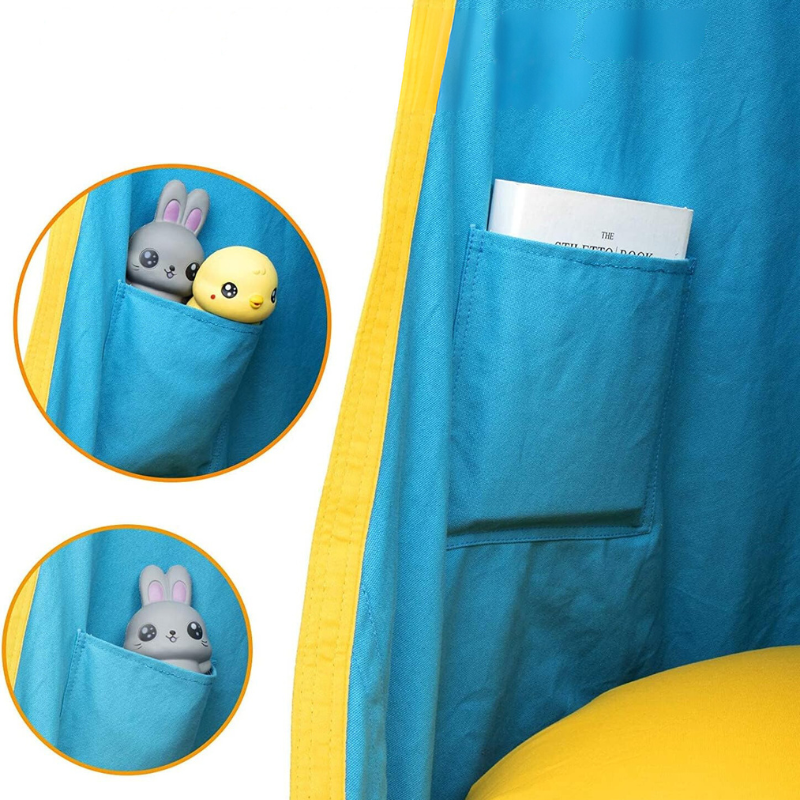 Bequemer Kinder Relaxsitz Hängesack, fördert Spielspaß & Entspannung, geeignet als Kindermöbel.