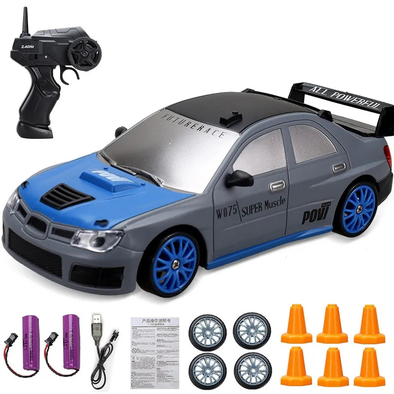 RC Mini Drifter beschleunigt, zeigt beeindruckende Geschwindigkeit und Kontrollierbarkeit.