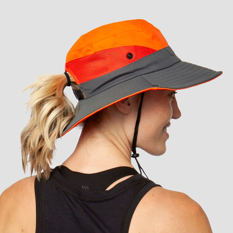 Gelber Unisex UV-Schutz Hut, faltbar, atmungsaktiv, breitkrempig. Perfekt für Strandtage & heiße Tage.