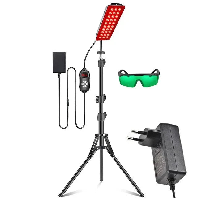 Leistungsstarkes Rotlichttherapiepanel mit Infrarotlicht zur Muskelentspannung & Gelenkschmerzlinderung.