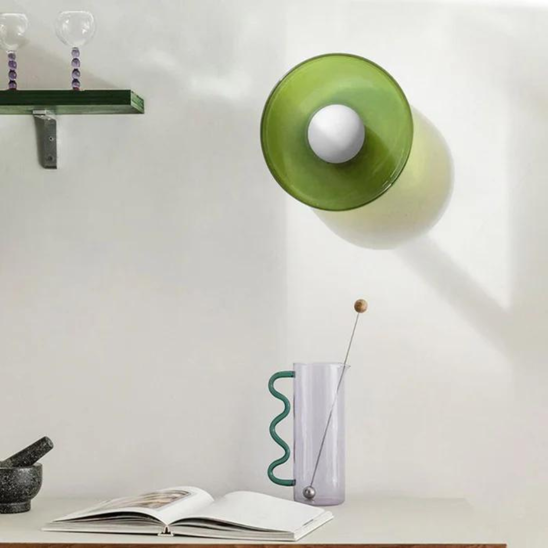 Runde Deckenleuchte modern, aus Glas gefertigt für eine luxuriöse Ausstrahlung.