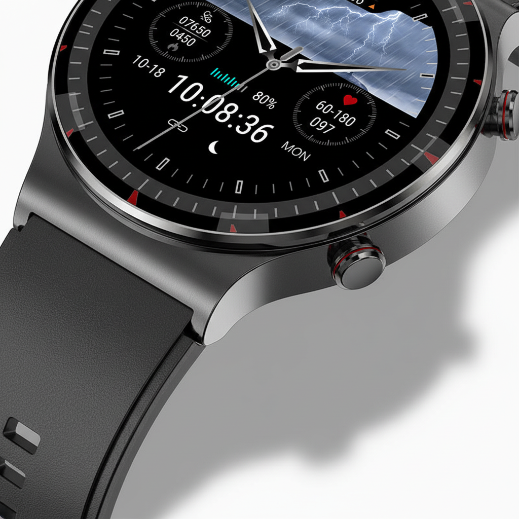 Fitnessuhr VitalWatch zur Schlafüberwachung & präzisem Fitness-Tracking. Für Sportler.