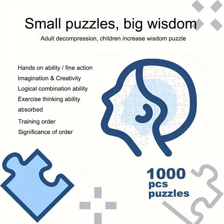 Fertiges rundes 1000-Teile Sternzeichen-Puzzle, beeindruckendes Astrologie-Motiv und Deko für Erwachsene.