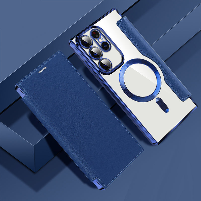 Vielseitige Samsung Flip-Hülle mit Ringhalter, kombiniert Eleganz, Schutz & Funktionalität für dein Smartphone.