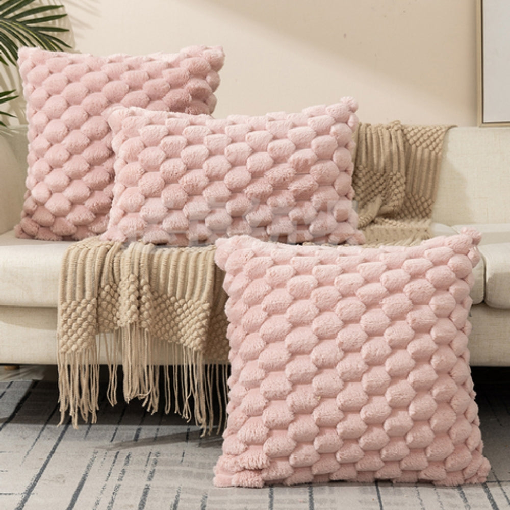 Samt Kissenbezug für Sofa, luxuriöser Plüschbezug, elegant & gemütlich.