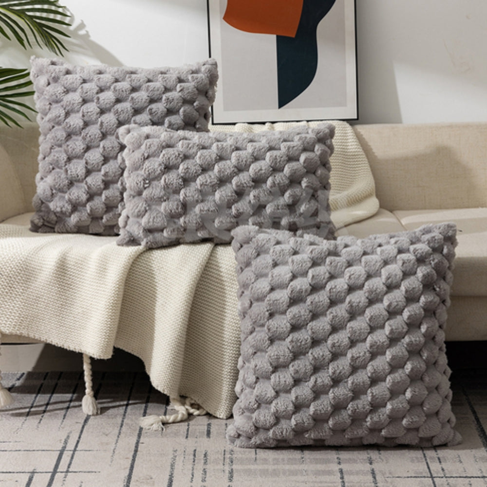 Samt Kissenhülle, weich & plüschig, perfekt für Sofa, Bett, elegante Deko.