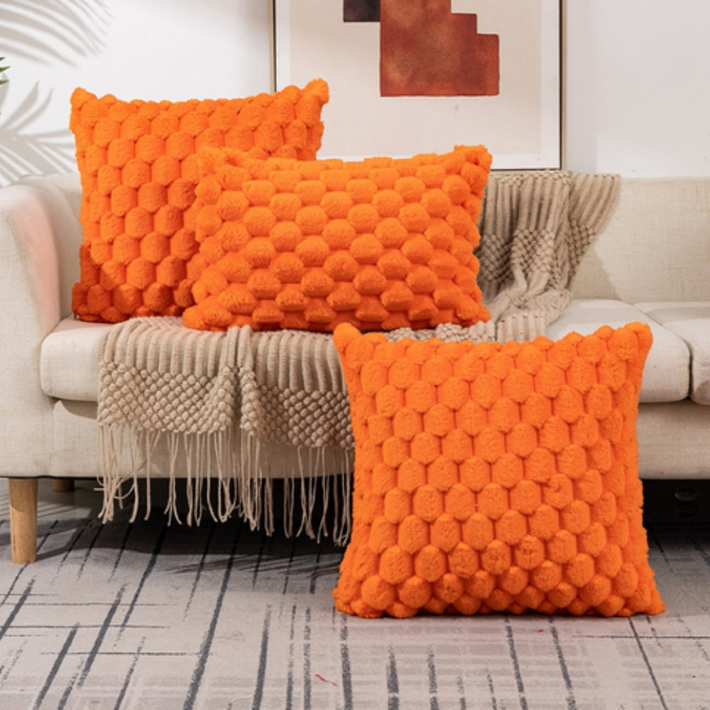 Luxuriöser Samt Kissenbezug, plüschig & weich, ideal für Bett und Wohnzimmer.