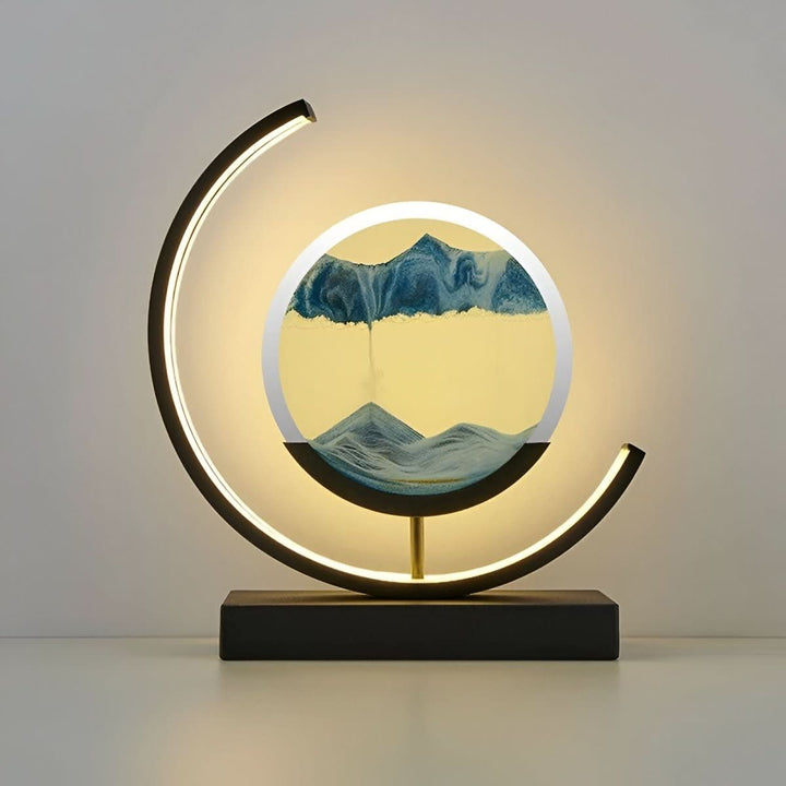 Originelles Geschenk: Sand Glow LED Sandlampe für Entspannung & individuelle Raumdekoration.