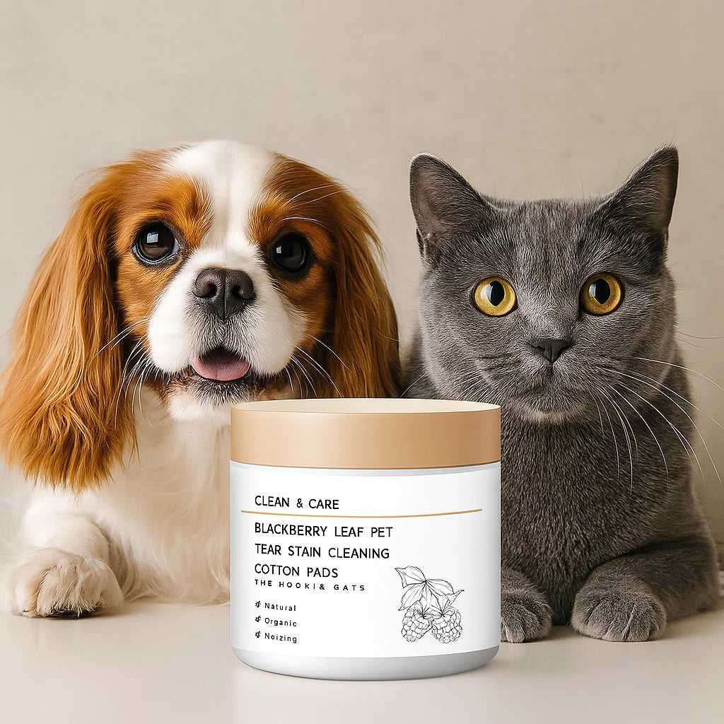 Sanfte Augenreinigungstücher für Haustiere, ideal zur Entfernung von Tränenflecken bei Hund und Katze, für klare Augen.
