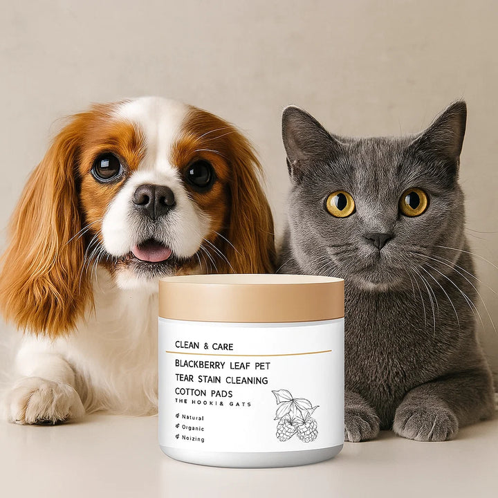 Sanfte Augenreinigungstücher für Haustiere, ideal zur Entfernung von Tränenflecken bei Hund und Katze, für klare Augen.