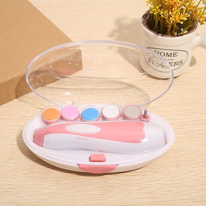 Praktische elektrische Baby-Nagelfeile, ein ideales Babygeschenk für Mütter und Väter.