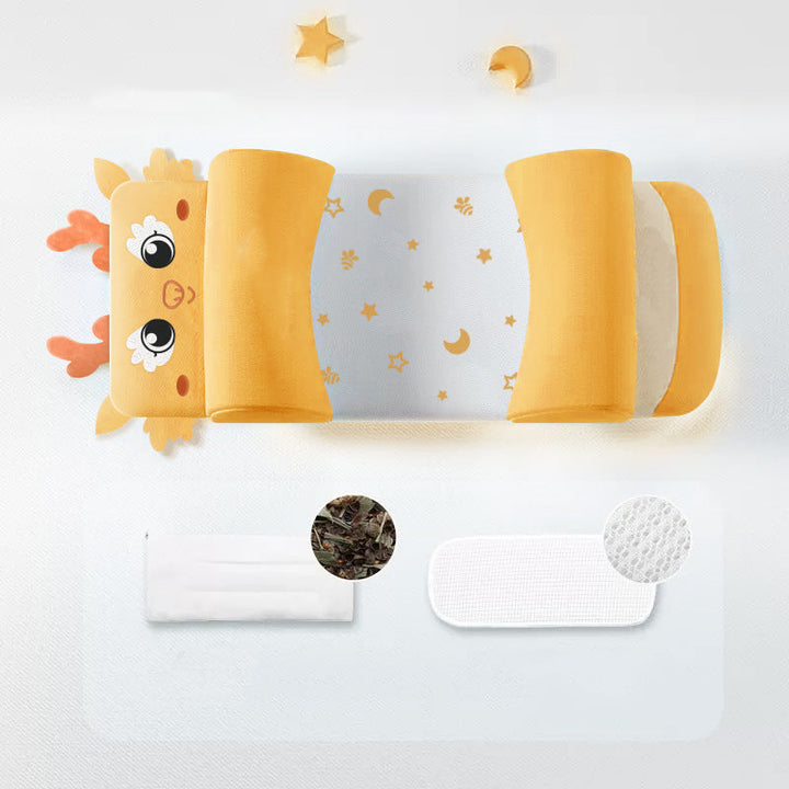 SanftRuhe Babykissen fördert gesunde Kopfform & ruhigen Babyschlaf ab Geburt, ergonomisch gestaltet.