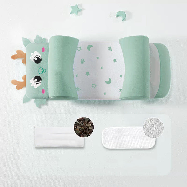 SanftRuhe Babykissen mit Verpackung, ergonomisch für Neugeborene, Kopfformschutz & Babyschlaf.