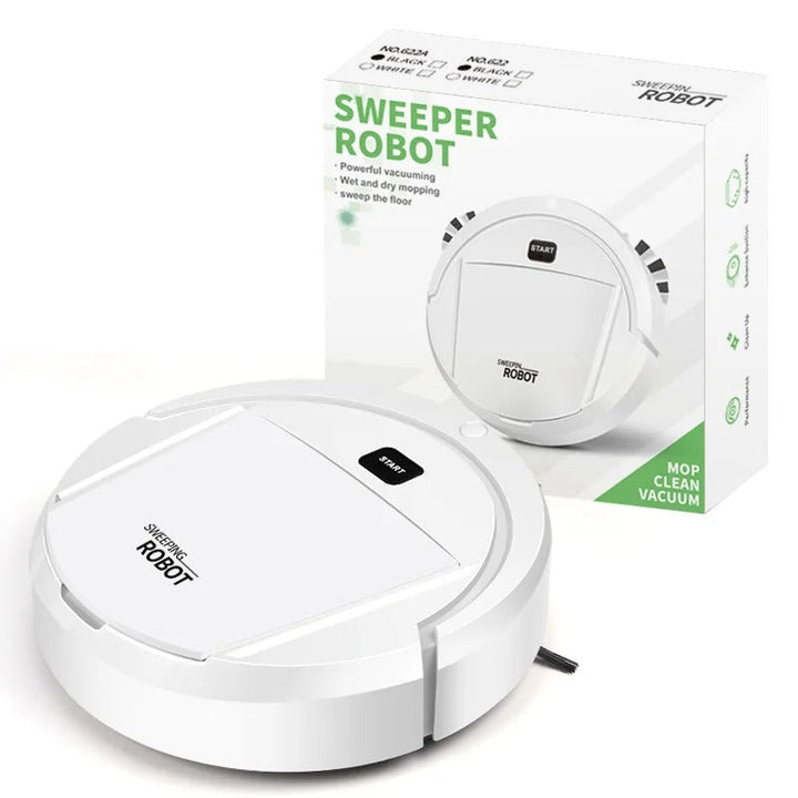 Flüsterleiser Saugroboter für eine gründliche, automatische Reinigung von Hartböden. Ideal für Allergiker.