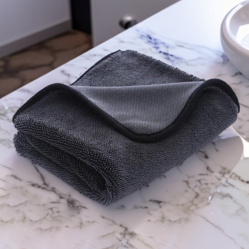 XXL Mikrofaser Badetuch 40x60cm für streifenfreies & schnelles Trocknen, saugstark und langlebig.