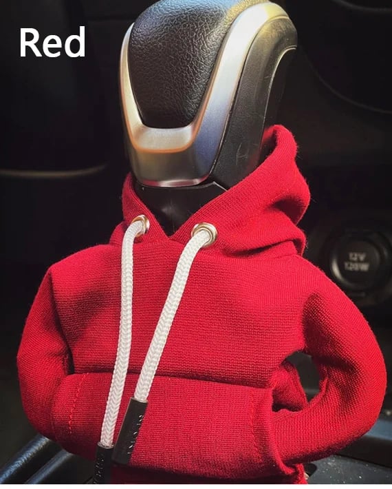 Trendige Schaltknauf Hoodie Abdeckung. Verwandelt deinen Schaltknauf in ein stylisches Highlight für Autoliebhaber.