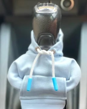 Schaltknauf Schutz & Personalisierung: Hoodie Abdeckung. Ideal für individuelles Auto-Tuning und als Geschenkidee.