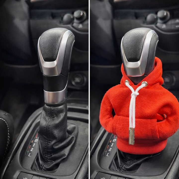 Lustige Schaltknauf Hoodie Abdeckung. Einzigartiges Auto-Accessoire für individuelles Fahrzeug-Styling.