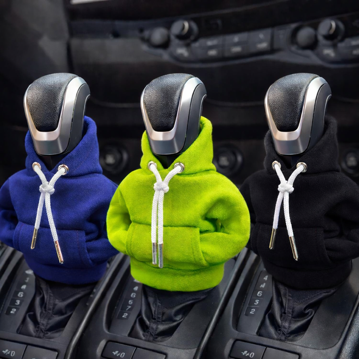 Unisex Schaltknauf Hoodie Abdeckung. Ideales Geschenk & Autozubehör für mehr Persönlichkeit im Auto.