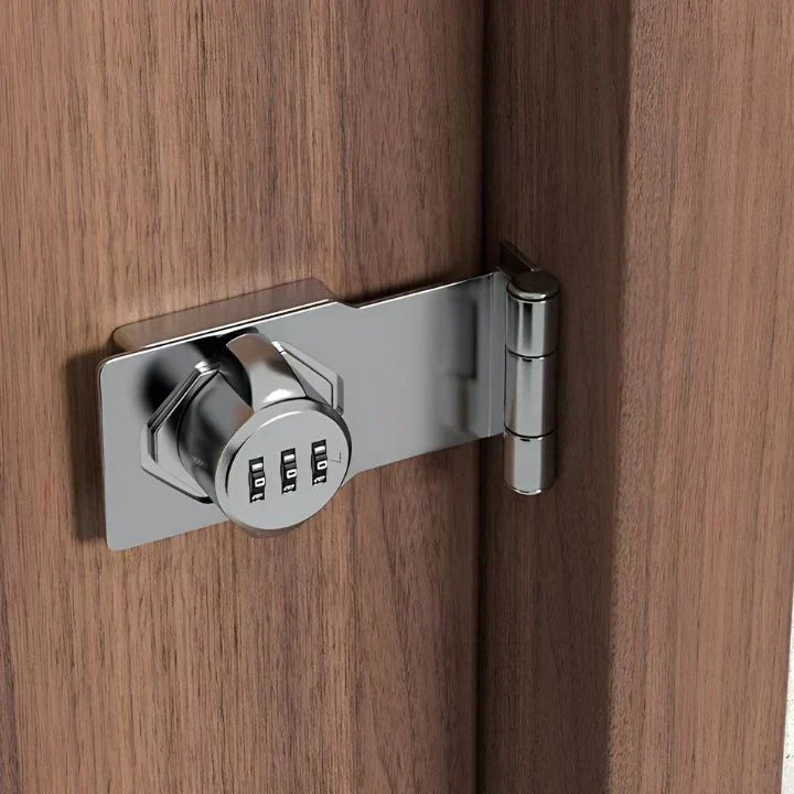 Sicheres Kombinationsschloss für schlüssellosen Zugang. Ideal für Schrank, Schublade und Tür im Büro oder Heim.