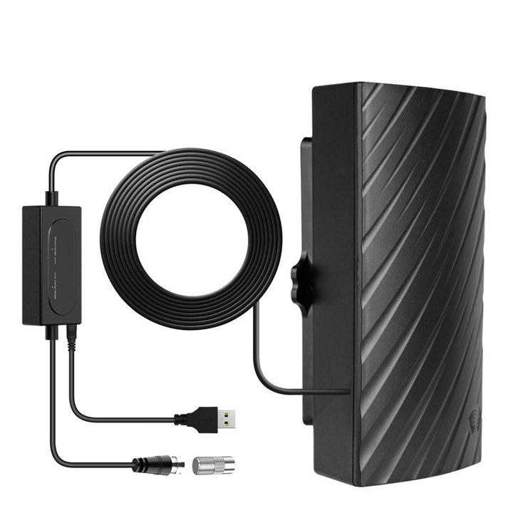 Ultrakompakte HDTV Antenne für kostenlosen digitalen TV-Empfang in 4K zu Hause.