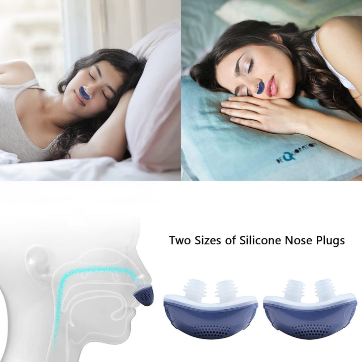 Leichtes Micro-CPAP Schnarchgerät, schlauchlos & reisefreundlich, für einen gesunden und ruhigen Schlaf.