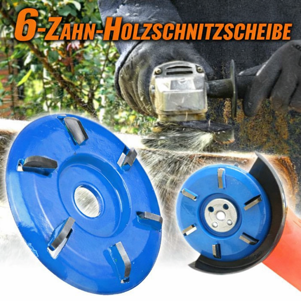 Schleifscheibe für Winkelschleifer, ideal für schnelle Holzbearbeitung, Schnitzen und Formen von Holz.