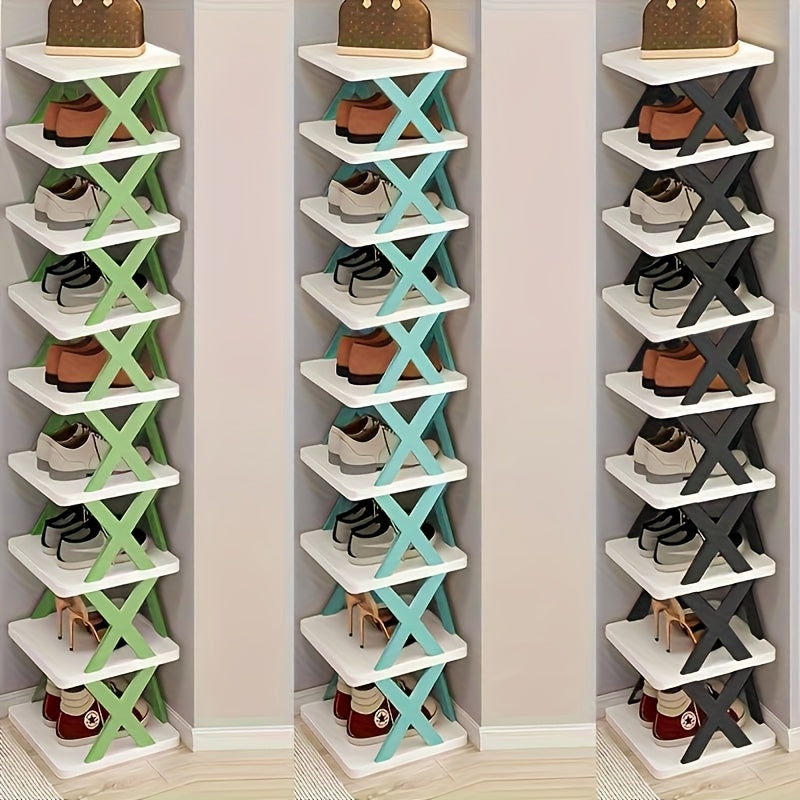 Robuster Schuhorganizer, platzsparendes Design. Perfekt für das organisierte Zuhause, speziell im Flur.