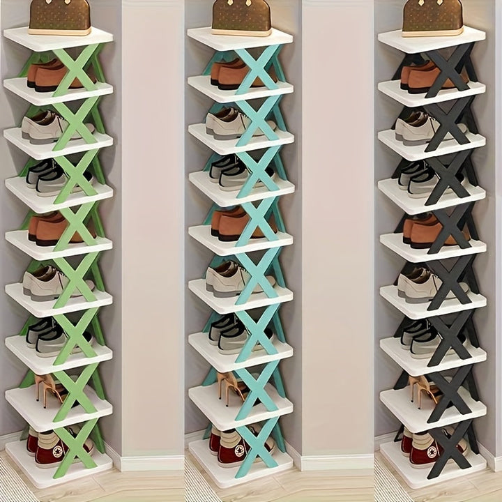 Robuster Schuhorganizer, platzsparendes Design. Perfekt für das organisierte Zuhause, speziell im Flur.