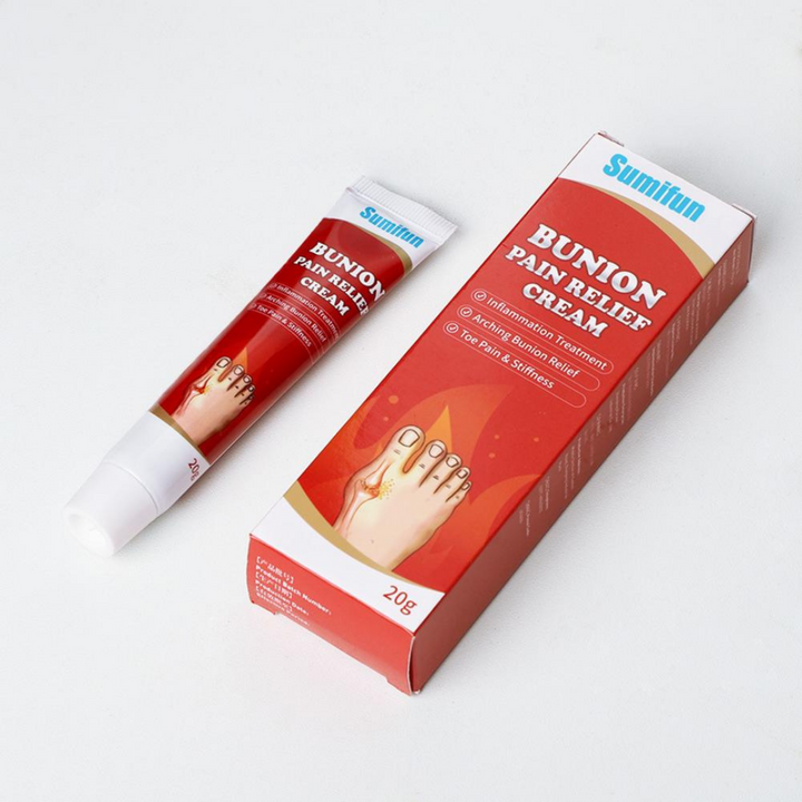 SchmerzRelief Creme für Sportler mit Gelenkschmerzen. Intensive Pflege & wirksame Schmerzlinderung an Füßen & Gelenken.